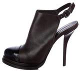 Thumbnail for your product : Alexander Wang Leather Cap-Toe Booties