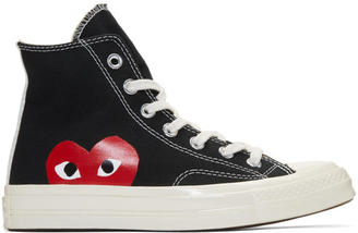 Comme des Garcons Play Black Converse Edition Chuck Taylor All-Star 70 High-Top Sneakers