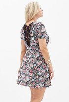 Thumbnail for your product : Forever 21 FOREVER 21+ Tropical Floral Skater Dress
