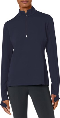 Cutter & Buck Women's Moisture Wicking UPF 50+ Stretch Traverse Half Zip Pullover
