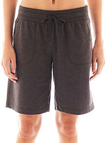 Thumbnail for your product : JCPenney Made For Life 10" French Terry Bermuda Shorts