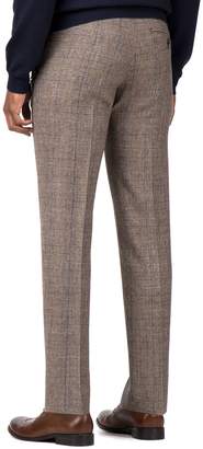Gibson Men's Fawn Check with Blue Overcheck Trouser
