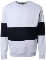 Thumbnail for your product : boohoo Colour Block Velour Panel Sweater