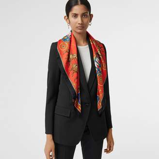 Burberry Archive Scarf Print Silk Square Scarf