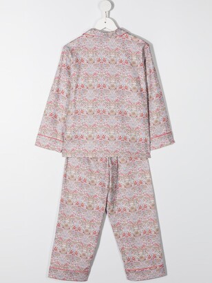 Bonpoint Paisley-Print Pajama Set