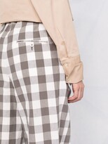 Thumbnail for your product : Jejia Checked Wide-Leg Trousers