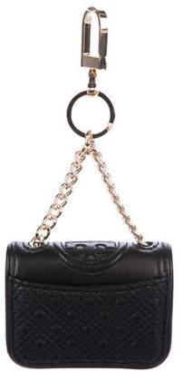 Tory Burch Leather Coin Purse Key Chain