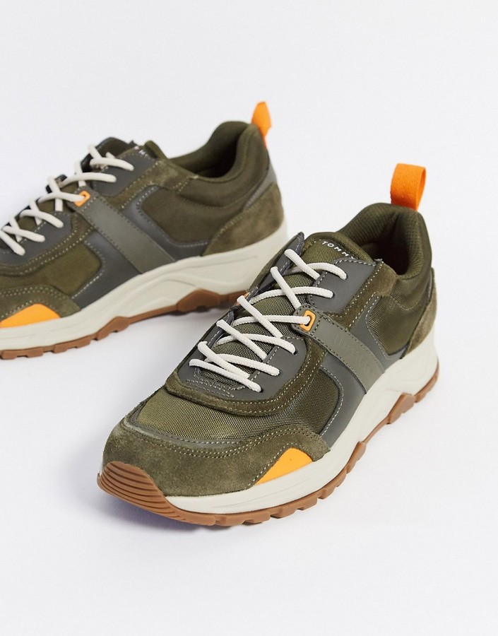 green tommy hilfiger shoes