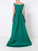 Thumbnail for your product : Carolina Herrera off the shoulder high low gown