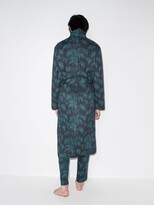 Thumbnail for your product : Desmond & Dempsey Byron tropical-print robe
