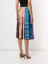 Thumbnail for your product : Mary Katrantzou Ripple Stripes Skirt