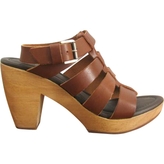 Thumbnail for your product : Madewell Brown Leather Sandals
