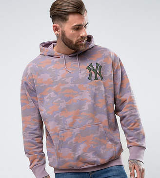 Majestic Oversized Yankees Hoodie In Camo Exclusive to ASOS