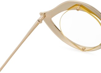 Gucci Crystal Embellished Cat Eye Glasses