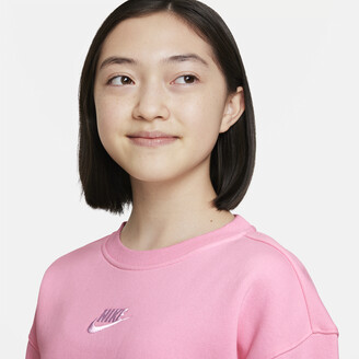 Nike Sportswear Club Fleece Big Kids' (Girls') Crew Sweatshirt in