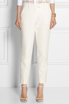 Thumbnail for your product : Fendi Cropped cotton-crepe tapered pants