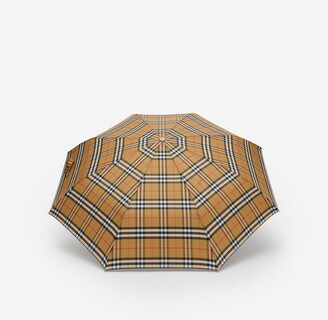 Burberry Vintage Check Folding Umbrella