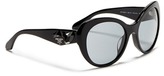Thumbnail for your product : Nobrand Crystal temple oval sunglasses