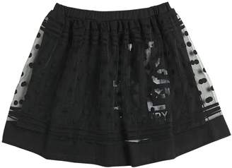 Diesel Kids Cotton Jersey & Tulle Devore Skirt