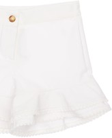 Thumbnail for your product : La Stupenderia Seersucker Cotton Blend Shorts