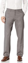 Thumbnail for your product : Lee Men's Total Freedom Stretch Relaxed Fit Flat Front Pant (Charcoal) Men's Clothing