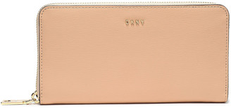 DKNY Metallic Textured-leather Wallet