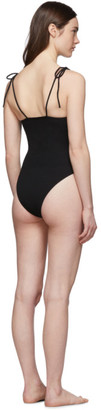 Le Petit Trou Black Strappy One-Piece Swimsuit
