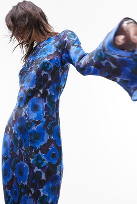 Bluelea Embroidery jacquard long dress Bluelea Embroidery