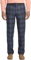 Thumbnail for your product : Brooks Brothers Fitzgerald Fit Plain-Front Plaid Deco Dress Trousers