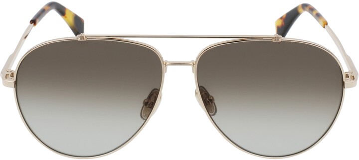 Lanvin 61mm Gradient Aviator Sunglasses - ShopStyle