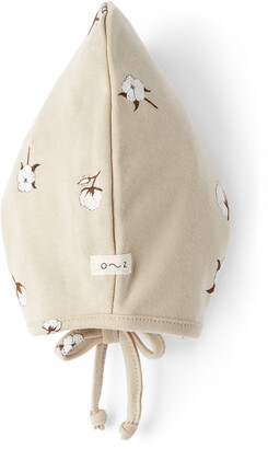 Organic Zoo Baby Taupe Pixie Bonnet