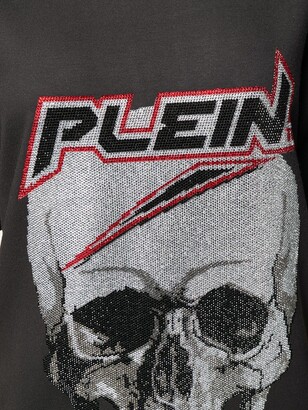 Philipp Plein skull print T-shirt dress