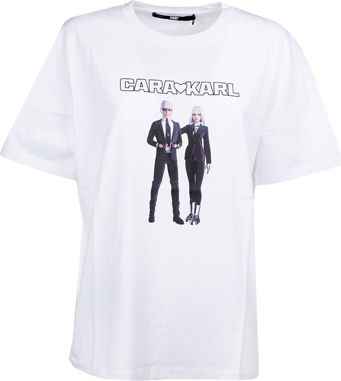 Karl Lagerfeld Paris KL X CD Avatar Crewneck T-Shirt