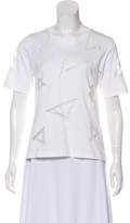 Thumbnail for your product : ChloÃ© Embroidered Short Sleeve Top White ChloÃ© Embroidered Short Sleeve Top