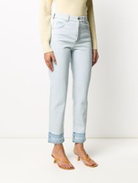 Thumbnail for your product : Loewe Straight-Leg Cropped Denim Jeans