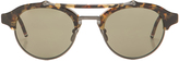 Thumbnail for your product : Thom Browne Half Rimmed Round Sunglasses