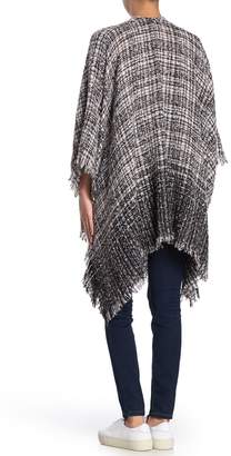 Angie Ombre Tweed Sweater Wrap