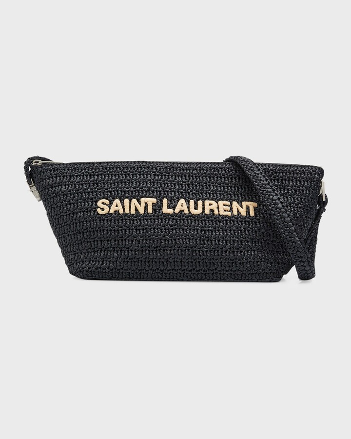 YSL-jacquard coated canvas cross-body bag | Saint Laurent
