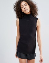 Thumbnail for your product : B.young Roll Neck Sleeveless Top