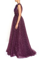 Thumbnail for your product : Marchesa Floral Embellished A-Line Organza Gown