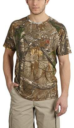 Carhartt Men's Force Cotton Delmont Camo Short Sleeve T-Shirt