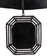 Thumbnail for your product : Shawn Warren 18K Ebony & Diamond Choker Pendant Necklace