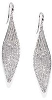 Thumbnail for your product : Adriana Orsini Pavé Crystal Marquis Twist Drop Earrings/Silvertone