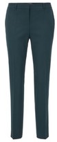 Thumbnail for your product : HUGO BOSS Regular-fit trousers in virgin-wool twill with stretch
