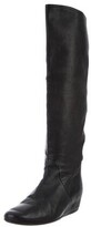 Thumbnail for your product : Lanvin Leather Riding Boots Black