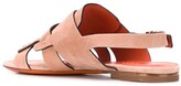Thumbnail for your product : Santoni Fringed Low-Heel Sandals