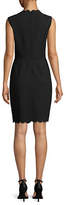Thumbnail for your product : French Connection Sleeveless Scallop Sheath Dress