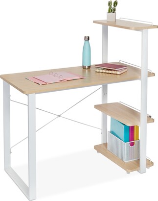 Honey-Can-Do Home Office Computer Desk with Shelves