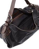 Thumbnail for your product : Foley + Corinna Equestrian Soft-Pleat Hobo Bag, Black/Brown
