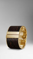 Thumbnail for your product : Burberry Painted Python Cuff